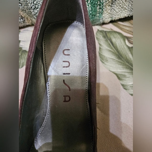 #314 UNISA- Brown Suede Wedged Heeled. SIZE: 8 M - Picture 5 of 7